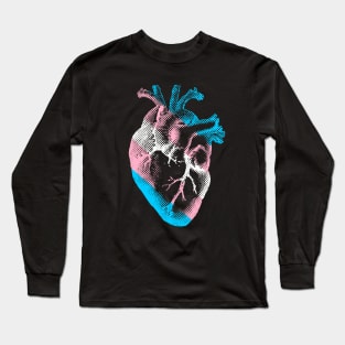 Trans Heart Long Sleeve T-Shirt